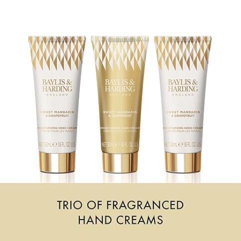亚马逊销冠！Baylis & Harding 护手霜三重奏礼盒套装 50ml*3支 44.71元 值值值-买手聚集的地方