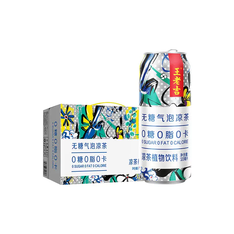 王老吉 无糖气泡凉茶 320ml*12罐 新低32元包邮 值值值-买手聚集的地方