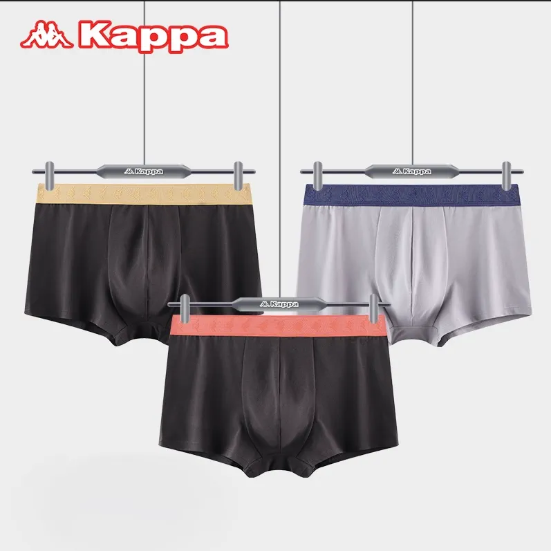 Kappa卡帕 50S精梳棉负离子抗菌男士中腰内裤 3条装 KP0K10 新低40元包邮 值值值-买手聚集的地方