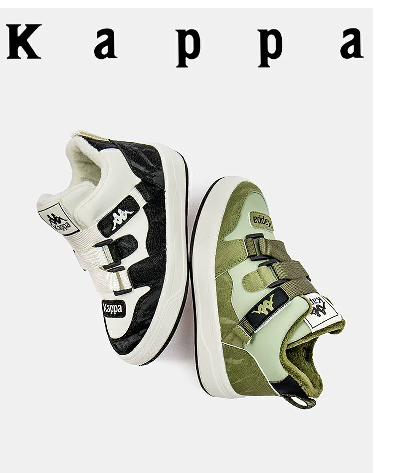 kappa kids 冬季保暖加绒儿童中大童高帮棉鞋（26~40码）2色 139元包邮 值值值-买手聚集的地方