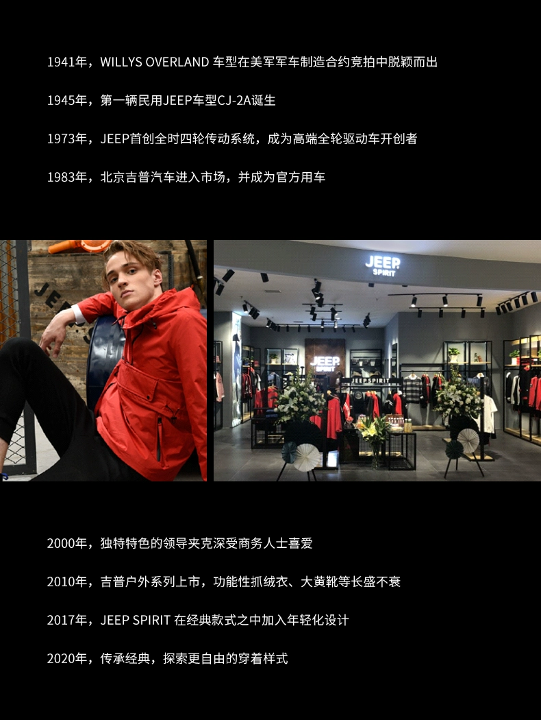 JEEP SPIRIT 2023新款圆领休闲卫衣 多色 59元包邮（加绒款79元） 值值值-买手聚集的地方