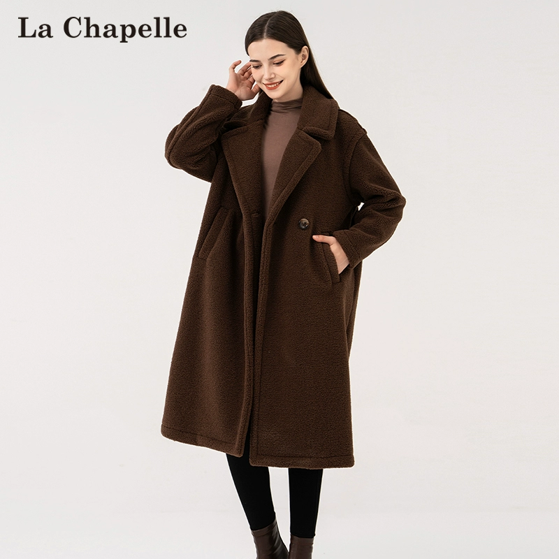 La Chapelle 拉夏贝尔 2023秋冬新款时尚慵懒风保暖显瘦大衣 5色 249元包邮 值值值-买手聚集的地方