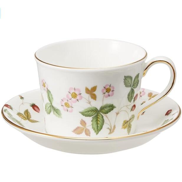 Wedgwood 玮致活 骨瓷 野草莓茶杯碟组 200ml 275.06元 值值值-买手聚集的地方