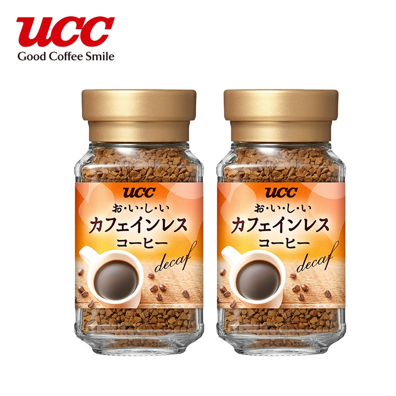 UCC 悠诗诗 日本原装版 低因冻干速溶咖啡粉 45g*2瓶 新低46元包邮包税（23元/罐） 值值值-买手聚集的地方