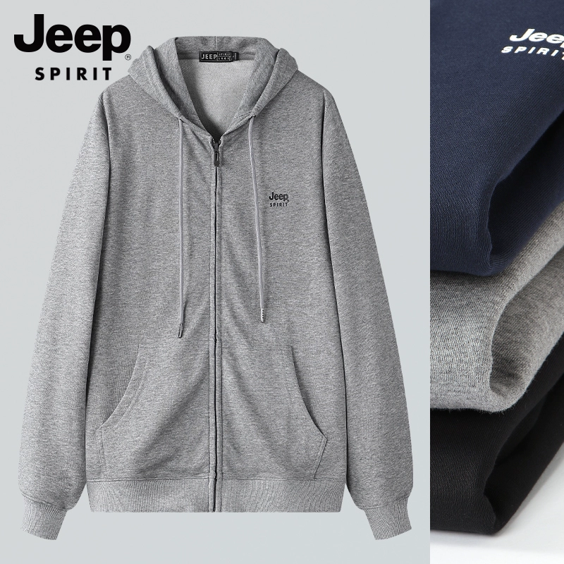 Jeep Spirit 吉普 男士连帽重磅卫衣 59元包邮 值值值-买手聚集的地方