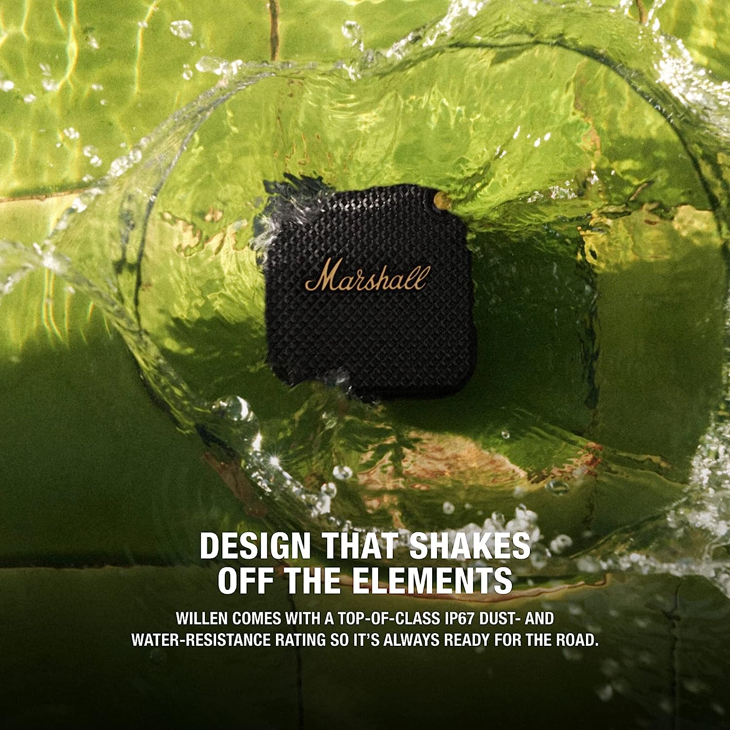 亚马逊销冠！Marshall 马歇尔 Willen 便携式超小型蓝牙音响 637.59元 值值值-买手聚集的地方