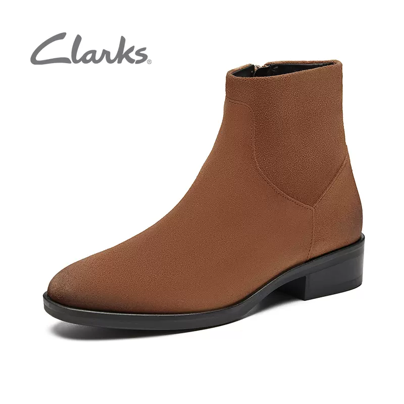 断码清仓，Clarks 其乐 男女时尚真皮短靴 419元包邮（需用券） 值值值-买手聚集的地方