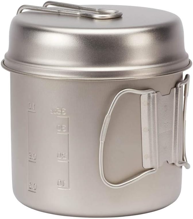 Snow Peak 雪峰 户外野炊锅组轻便纯钛套锅 1.4L SCS-009T 新低313.82元 值值值-买手聚集的地方