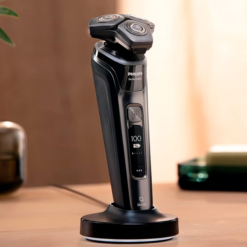 Philips 飞利浦 9000系列 S9987/55 智能光感电动剃须刀（配无线清洁中心） 1287元 值值值-买手聚集的地方