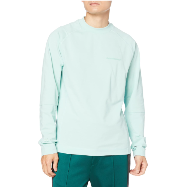 Lacoste 法国鳄鱼 2023新款男士纯色宽松休闲长袖T恤 TH6703 299.12元（国内890元） 值值值-买手聚集的地方