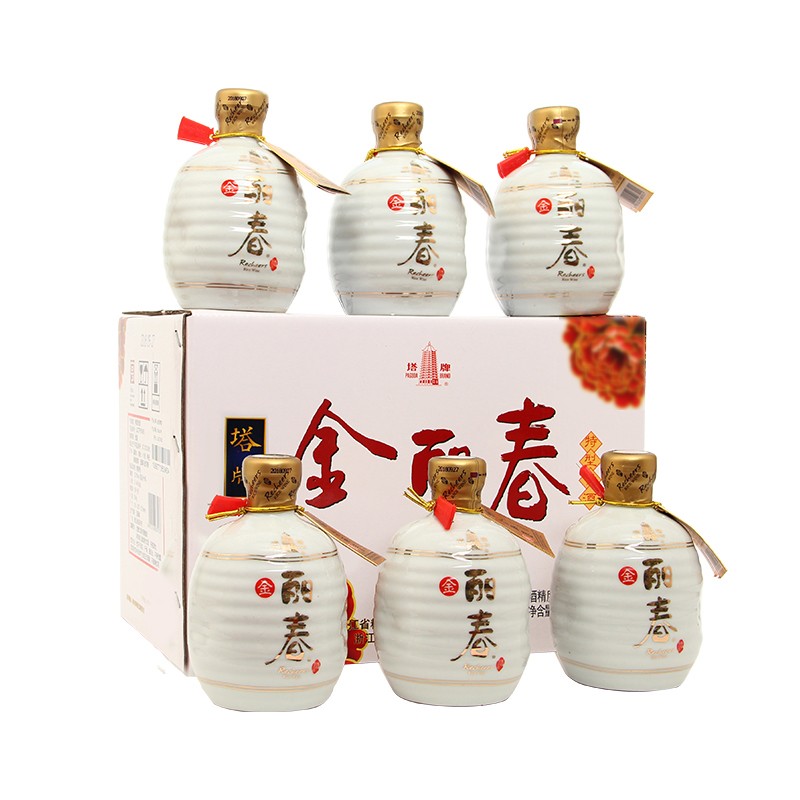 塔牌 10年金丽春  12度半干型花雕酒礼盒装 350ml*6瓶 新低228.1元包邮（双重优惠） 值值值-买手聚集的地方