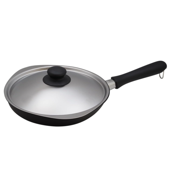 日本GoodDesign获奖作品，柳宗理 长柄平底碳钢平底锅（带盖） 25cm 新低231元 值值值-买手聚集的地方