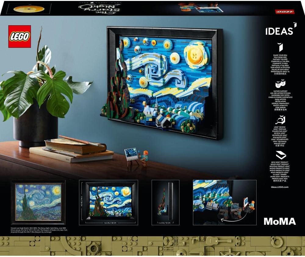 销量第一！LEGO 乐高 Ideas系列 21333 文森特·梵高 星月夜 764.63元 值值值-买手聚集的地方