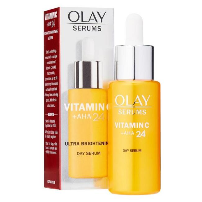 Olay 玉兰油 AHA24 维C24肽亮白保湿精华液 40mL 112.97元，可3件92折 值值值-买手聚集的地方