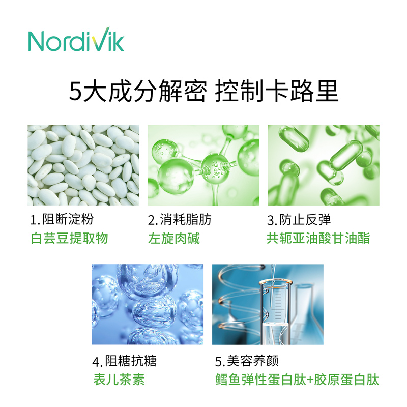 加拿大原装进口，Nordivik 北维克 白芸豆碳水阻断剂 90粒 39元包邮包税 值值值-买手聚集的地方