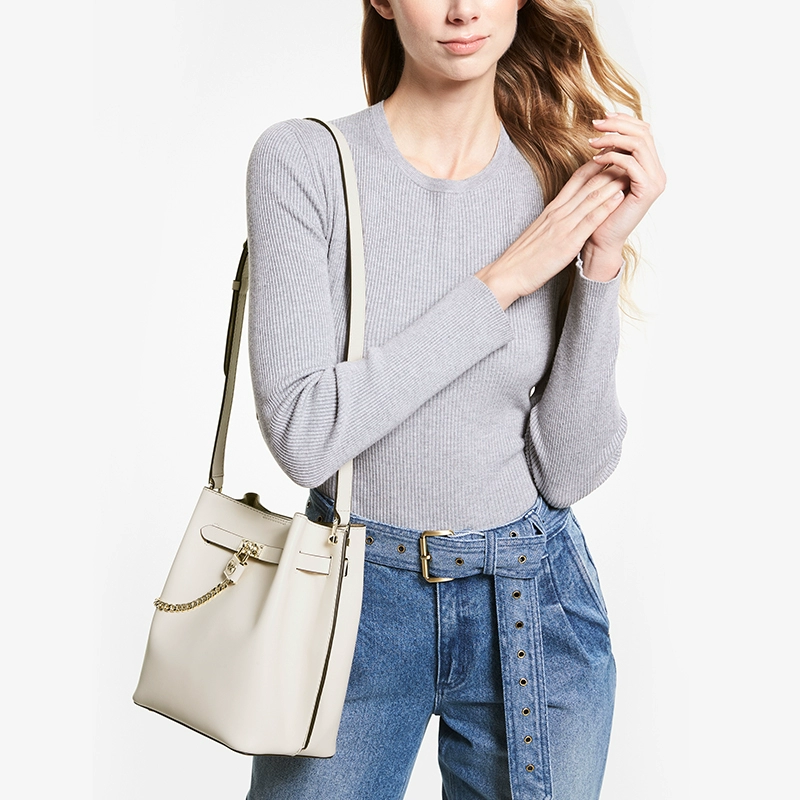 Michael Kors 迈克·科尔斯 Hamilton Legacy 女士中号单肩包水桶包 多色 1040.21元 值值值-买手聚集的地方