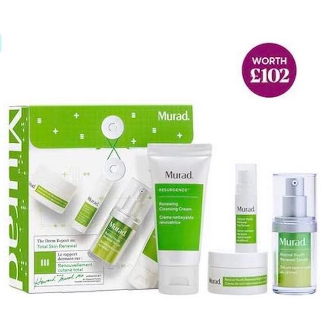 Murad 慕拉 视黄醇焕肤圣诞四件套 332.86元 值值值-买手聚集的地方