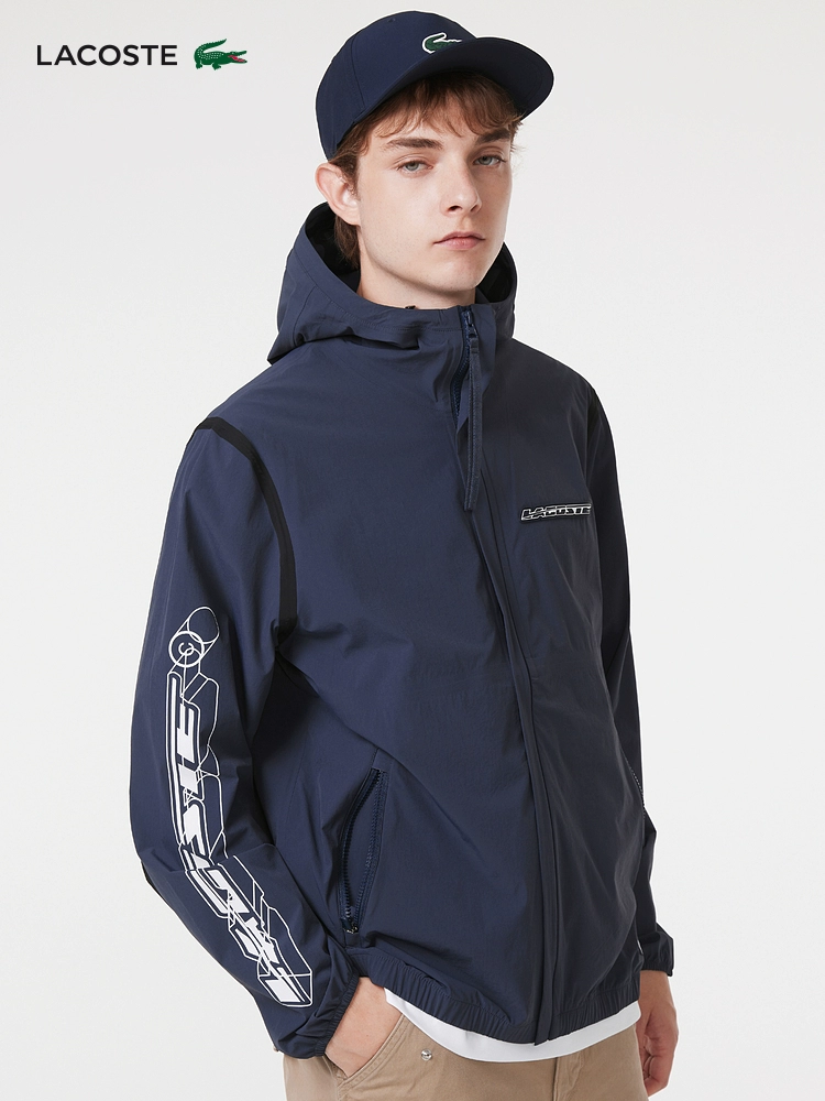 LACOSTE 法国鳄鱼 2023年秋季新款男士连帽休闲夹克外套 BH0120 872.62元（天猫旗舰店2490） 值值值-买手聚集的地方