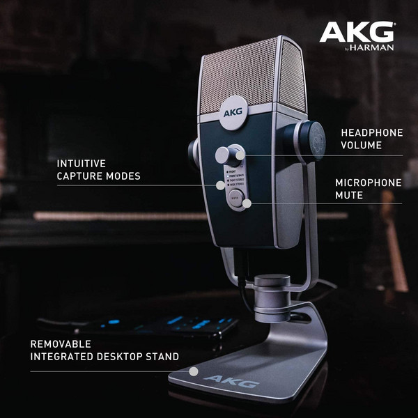 AKG 爱科技 Lyra莱拉 录音棚级专业USB电容麦克风 新低550.34元（天猫专卖店1671元） 值值值-买手聚集的地方