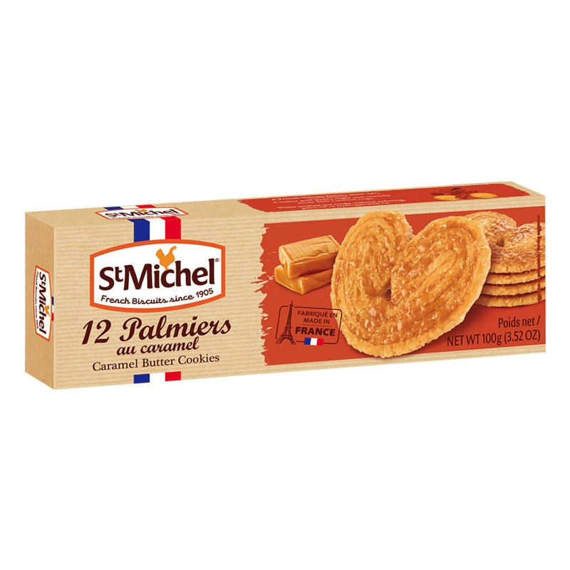 StMichel  圣米希尔 法国进口 焦糖黄油蝴蝶酥  100g 14.8元包邮包税 值值值-买手聚集的地方