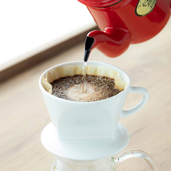Kalita 卡莉塔 鹤嘴搪瓷珐琅手冲咖啡壶 1L #52123 161.59元 值值值-买手聚集的地方