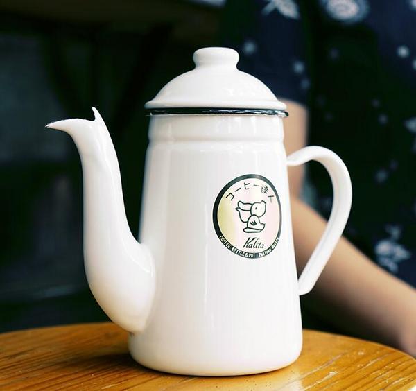 Kalita 卡莉塔 鹤嘴搪瓷珐琅手冲咖啡壶 1L #52123 161.59元 值值值-买手聚集的地方