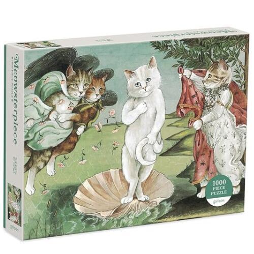 美国专业拼图品牌，Galison 喵星维纳斯的诞生拼图 1000片 129.12元 值值值-买手聚集的地方