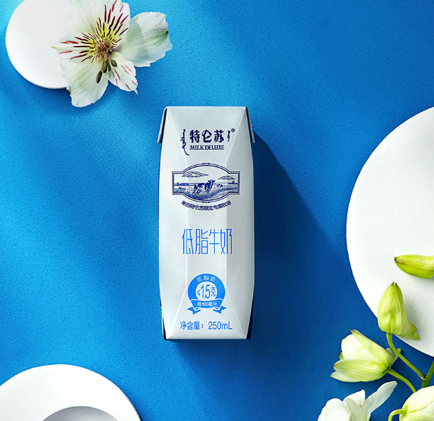 蒙牛 特仑苏 低脂牛奶利乐钻 250ml*16盒 38.85元 值值值-买手聚集的地方