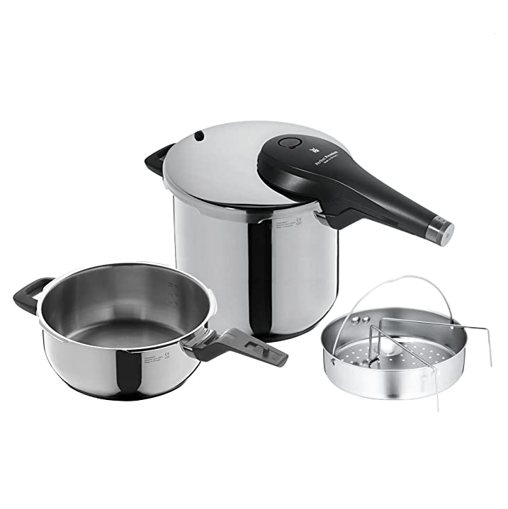 德国产，WMF 福腾宝 Perfect Premium旗舰系列 6.5L+3L高压锅蒸屉4件套 1750.76元 值值值-买手聚集的地方