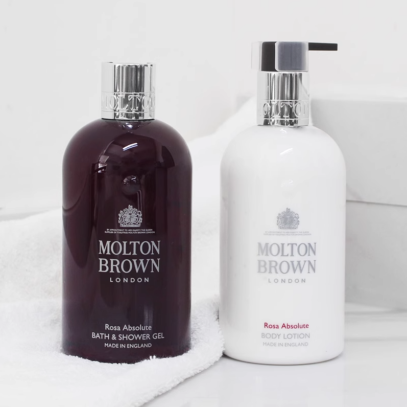 Molton Brown 摩顿布朗 纯正玫瑰沐浴露+身体乳套装 300ml*2瓶 243.56元 值值值-买手聚集的地方