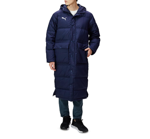 PUMA 彪马 TEAMLIGA  男士防水过膝长款连帽羽绒服 65773 664.33元 值值值-买手聚集的地方