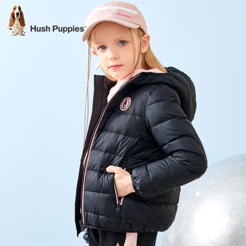 Hush Puppies 暇步士 儿童90%羽绒服外套（105~170码）两色 157元包邮（需用券） 值值值-买手聚集的地方