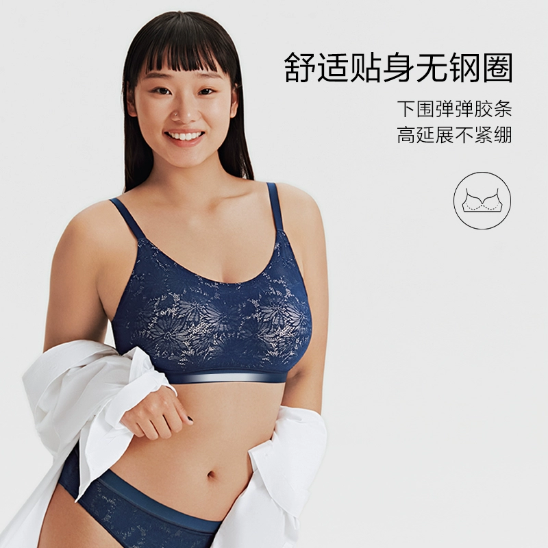 周雨彤同款，Victoria's Secret 维多利亚的秘密 小雏菊蕾丝返定棉杯背心式文胸 88元包邮（需领券） 值值值-买手聚集的地方