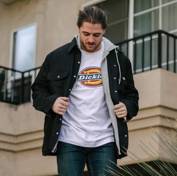 Dickies 帝客 男士连帽保暖工装衬衫夹克TJ203 337.65元 值值值-买手聚集的地方