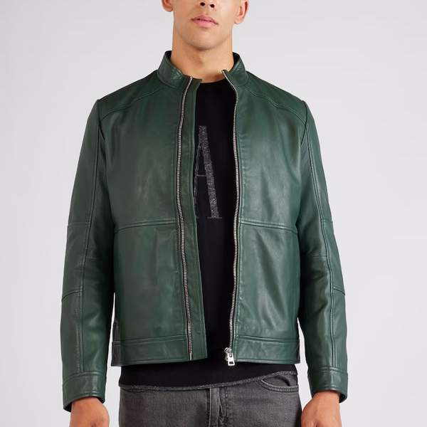 BOSS Hugo Boss 雨果·博斯 Lokis 男士Nappa小羊皮夹克50455293 新低1371.51元 值值值-买手聚集的地方