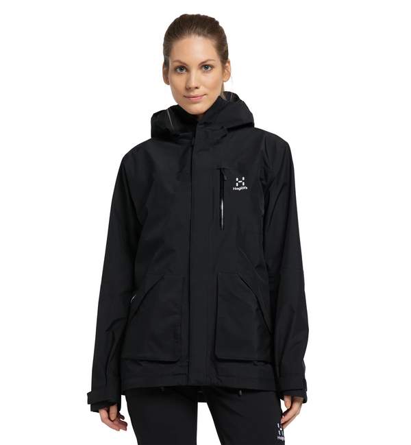 XS码，Haglofs 火柴棍 Vide 女士GTX防水防风冲锋衣604665 新低1000.69元 值值值-买手聚集的地方