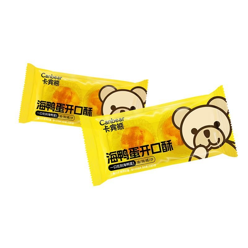 卡宾熊 海鸭蛋开口酥 18枚（共9袋） 270g 新低15.9元包邮 值值值-买手聚集的地方
