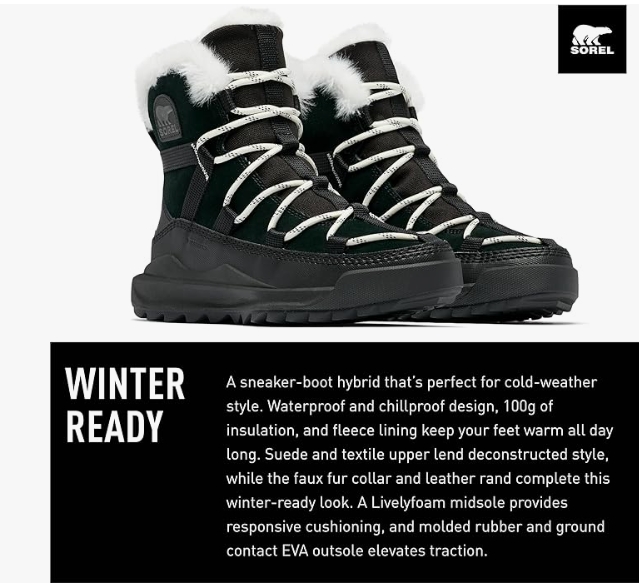 Sorel 北极熊 ONA RMX Glacy 女士冰川防水雪地靴 2048761 534.26元 值值值-买手聚集的地方