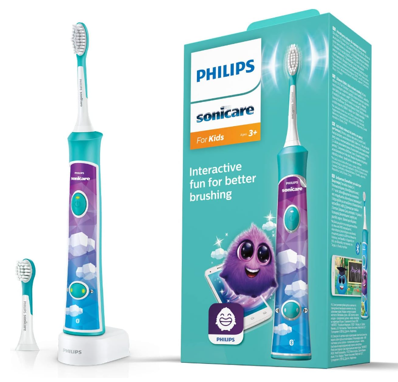 Philips 飞利浦 HX6322/04 蓝牙版 声波震动儿童牙刷 2刷头 216.3元 值值值-买手聚集的地方