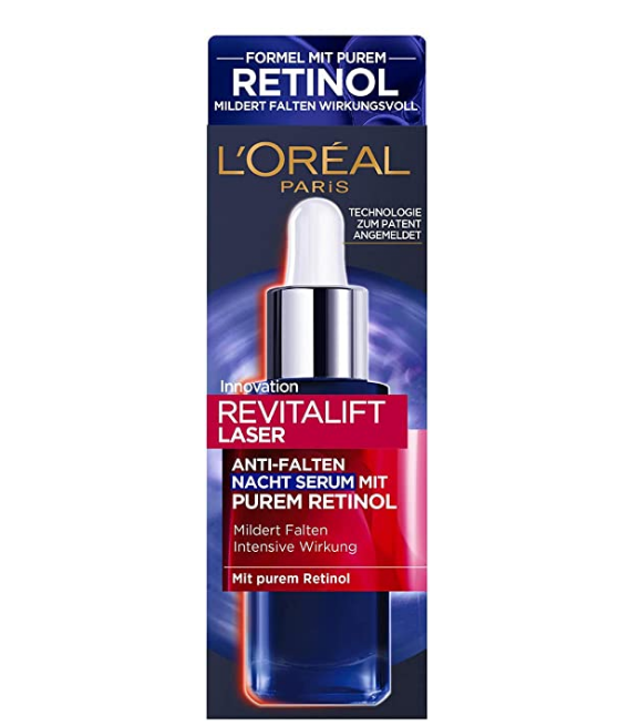L'Oreal Paris 巴黎欧莱雅 含0.2%纯视黄醇 复颜抗皱夜间精华液30mL 78.18元 值值值-买手聚集的地方