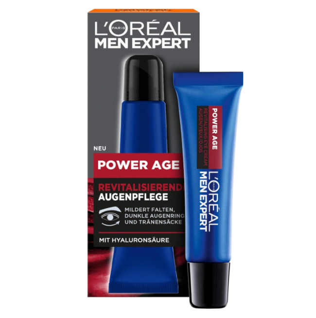 L'Oréal 欧莱雅 Power Age 男士抗皱紧致保湿眼霜 15mL 53.01元 值值值-买手聚集的地方