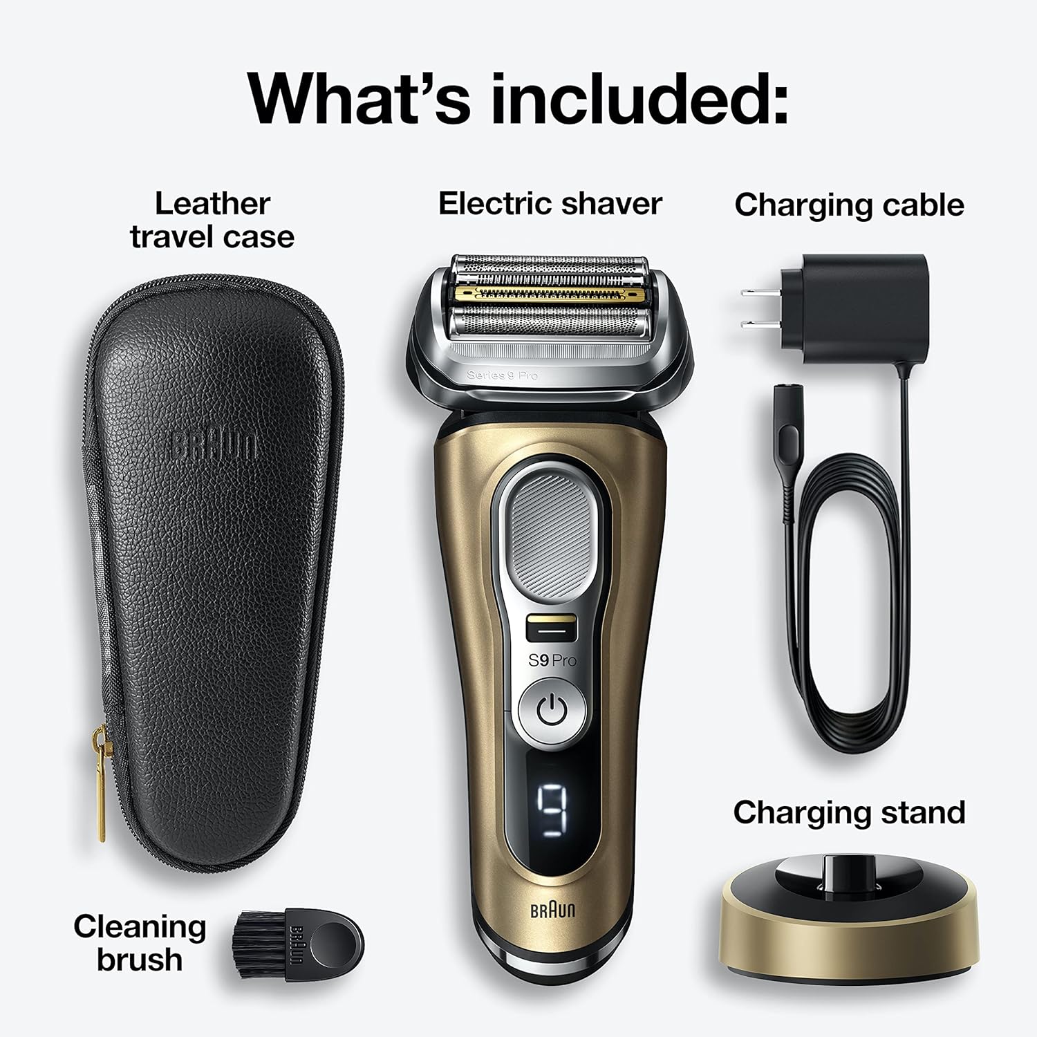 BRAUN 博朗 9系Pro 9419S 智能电动剃须刀（带充电底座+旅行盒） 1796.74元 值值值-买手聚集的地方