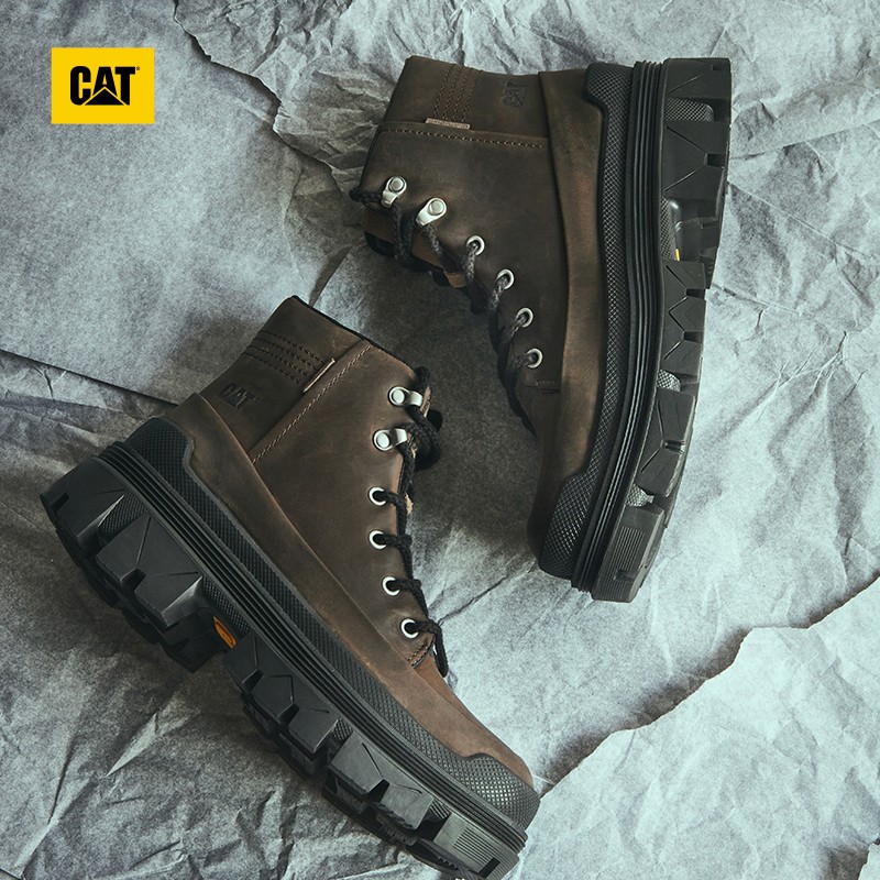 CAT 卡特 HARDWEAR 中性款高帮工装马丁靴 新低271.1元包邮 值值值-买手聚集的地方