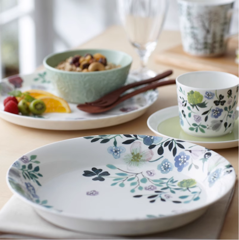 Narumi 鸣海 Anna Emilia系列 6件碗盘骨瓷套装 96604-23137 新低419.08元（天猫旗舰店1000元） 值值值-买手聚集的地方