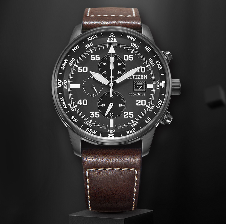 Citizen 西铁城 CA0695-17E 男士小牛皮光动能手表 1053.65元（天猫2160元） 值值值-买手聚集的地方