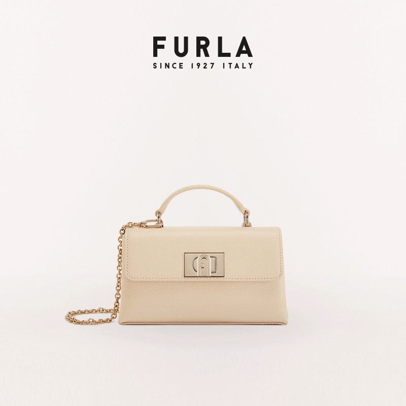 FURLA 芙拉 1927系列 2024春新款女士迷你手提斜挎链条包 WE00423 981.65元（天猫旗舰店2400元） 值值值-买手聚集的地方