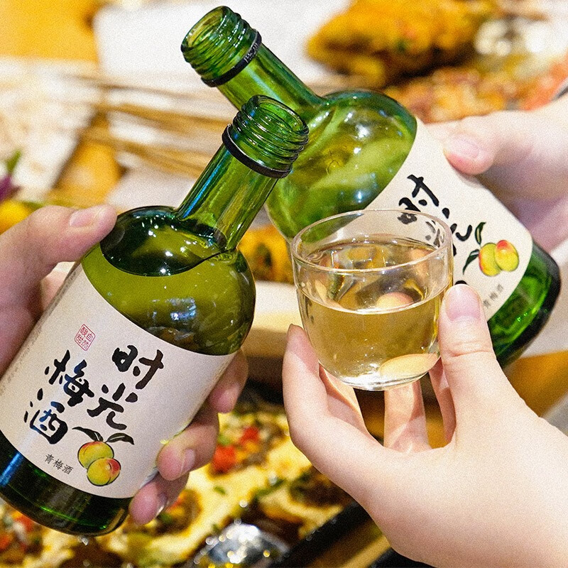 梅见 时光梅酒 8度青梅酒 330ml*2瓶 史低22.9元包邮（11.45元/瓶） 值值值-买手聚集的地方