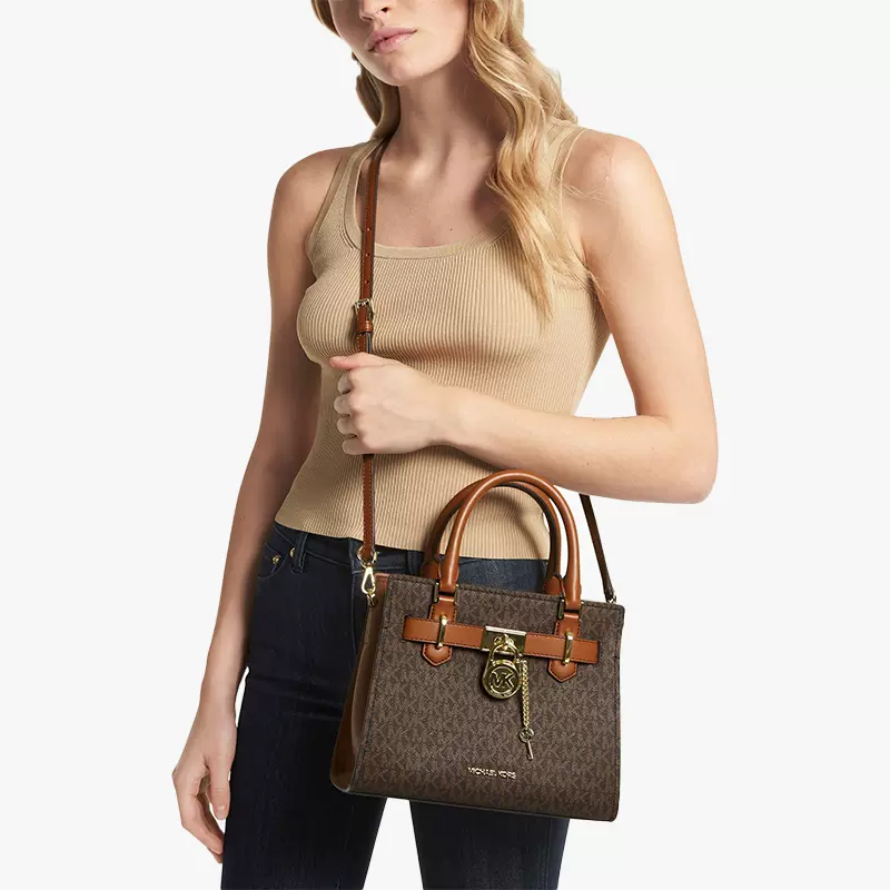 Michael Kors 迈克·科尔斯 Hamilton 女士经典小号锁头包手提包 35F1GHMS1B 新低1162.06元（国内3100元） 值值值-买手聚集的地方