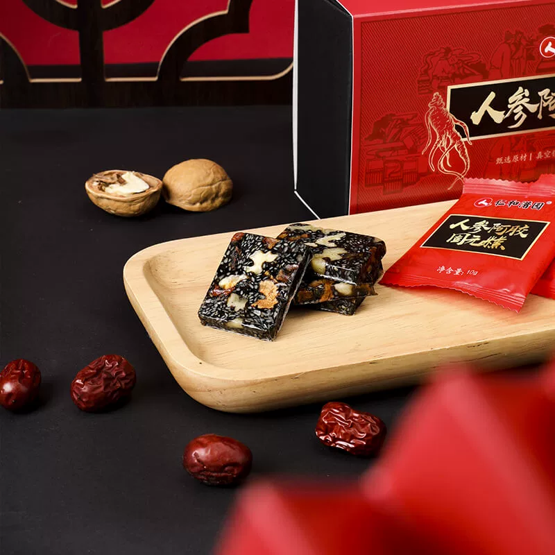 仁和 即食纯手工人参阿胶固元糕 250g*2盒 史低38元包邮 值值值-买手聚集的地方