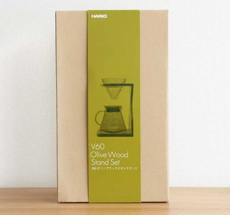 HARIO 好璃奥 V60 手冲咖啡橄榄木支架5件套 356.31元（天猫旗舰店1119元） 值值值-买手聚集的地方